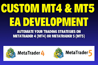 create forex trading bot, mt4, mt5 expert advisor bot, indicator, forex eas