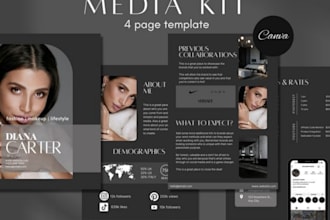 design electronic press kit speaker media kit, epk, press kit one pager
