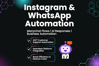 automate your instagram and whatsapp with manychat and ai