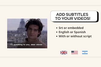 provide accurate transcription and subtitling to your video