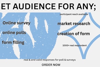 fill online survey forms, polls, and research questionnaires