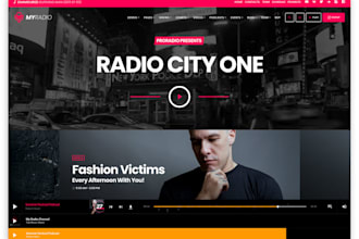 build an online radio, music, or podcast streaming website in wordpress