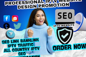build a professional iptv website with subscription  and payment system