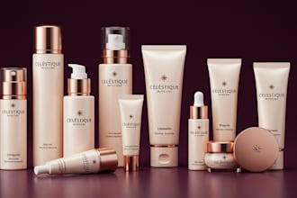 do label design, cosmetic label, skincare product label, packaging design