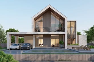 inspirational 3d villa renderings, cgi apartment, sections, change structure,map