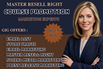 do master resell right course promotion email marketing affiliate marketing