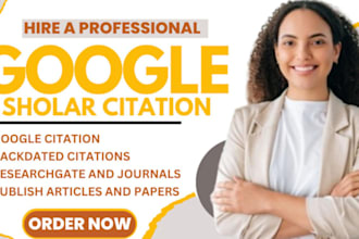increase google scholar citations, USA citation, journal citation