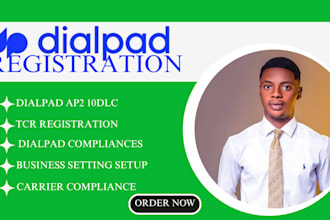 do dialpad a2p 10dlc registration, tcr compliant, simple compliant website edit