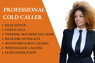 real estate cold calls for investors wholesales realtors vending machine locator