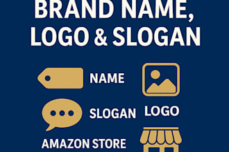 do trademark business name slogan brand logo for business amazon startup