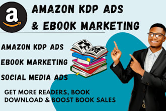 kindle book promotion run amazon kdp ads for ebook marketing to USA readers sale