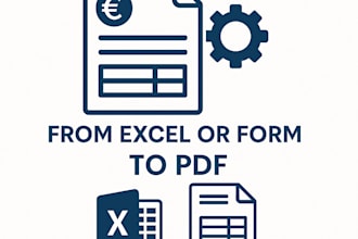 generate invoice pdfs from excel or form data automatically