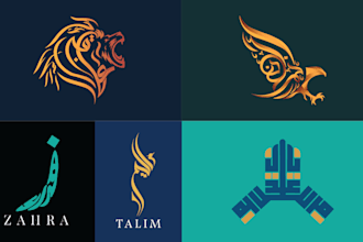 design arabic calligraphy logo