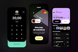 develop fintech app neobank app wallet app p2p loan app money transfer app