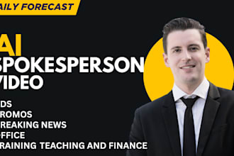 make synthesia ai spokesperson video with human avatar in all languages