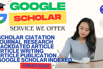 publish research to increase google scholar citation in a peer reviewed journal