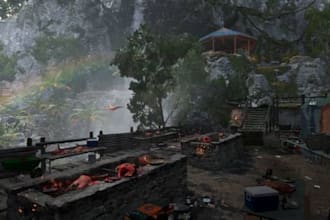 create 3d game environment unity3d level design game art environment in blender
