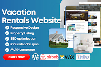 build vacation rental, hotel booking website, property listing on airbnb, vrbo