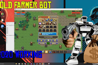 develop discord game bot, cheated bot, mmorpg bot, farm bot, python game bot