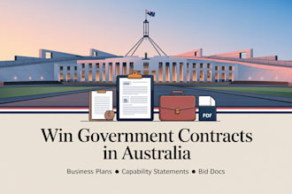 do business plan and australia government contract and capability statement
