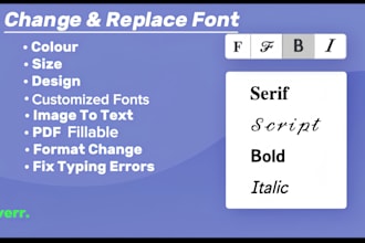 create fillable pdf, editable pdf and change text font expert