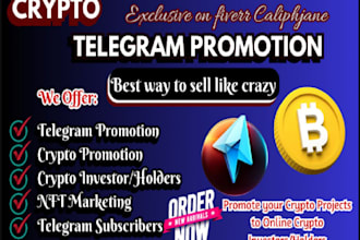 crypto telegram promotion crypto telegram marketing telegram crypto promo
