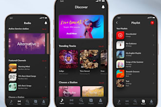 develop music streaming app, music player app, beat maker app like bandlab app