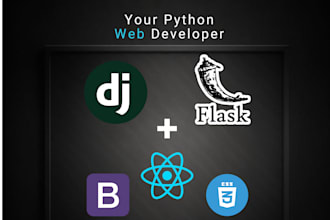 develop django or flask website and api