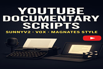 write youtube documentary video script fern sunnyv2 louaista scriptwriting