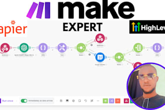 build powerful make com integromat automation with API airtable and zapier