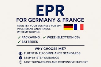 register epr and vat returns for germany and france and vat id