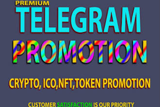 boost telegram promotion,crypto promotion, solana and meme coin marketing