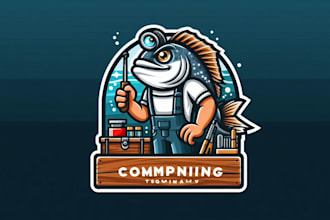 design outstanding barramundi fish mascot logo with express delivery
