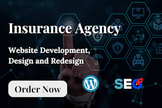 build a professional wordpress website for insurance agencies, insurance website