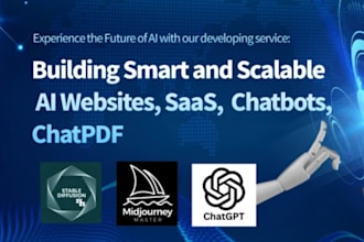 develop ai apps ai saas ai website ai bots