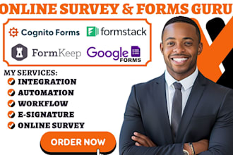 create formkeep formstack contact form cognito forms integration google forms va