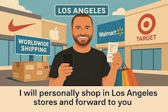personally shop in los angeles stores and forward to you