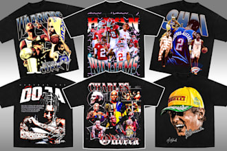 creative rap tee 90s bootleg t shirt design for your style