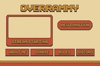 set up animated twitch overlay, stream overlay, twitch overlay, twitch panel