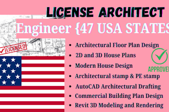 draw review and stamp architectural drawing, mep floor plan city permit,pe stamp