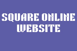 design a stunning square online website for your business