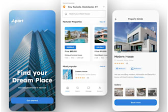 develop property listing app, property finder app, property management app