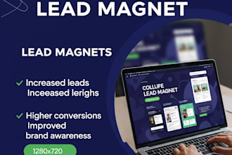 create stunning PDF lead magnets, brochures, and digital workbooks
