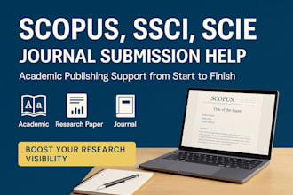 assist with scopus journal publication, ssci, scie and indexed journal support