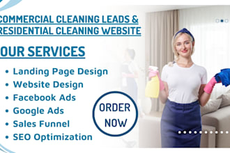 generate cleaning leads commercial cleaning leads residential cleaning website