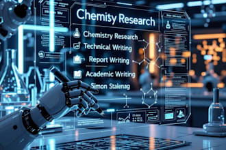 do  chemistry research and academic writing