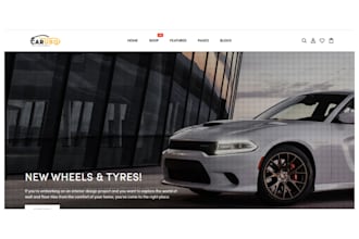 design car accessories shopify store auto part store automotive car part website