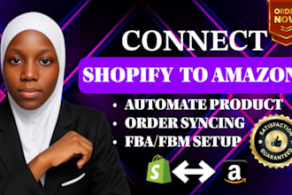 connect shopify to amazon and automate product, inventory, and order sync