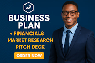 write a complete startup business plan with custom financial projections