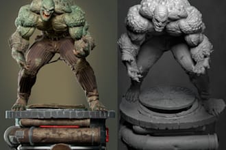 horror themed models, scary characters 3d print,creature figure stl,toy villians